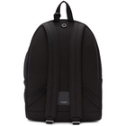 Saint Laurent Black Canvas Embroidered City Backpack