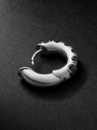 Spinelli Kilcollin - Mini Macro Sterling Silver Diamond Single Hoop Earring