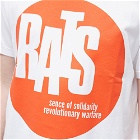 Rats Men's Colored Ball T-Shirt in White