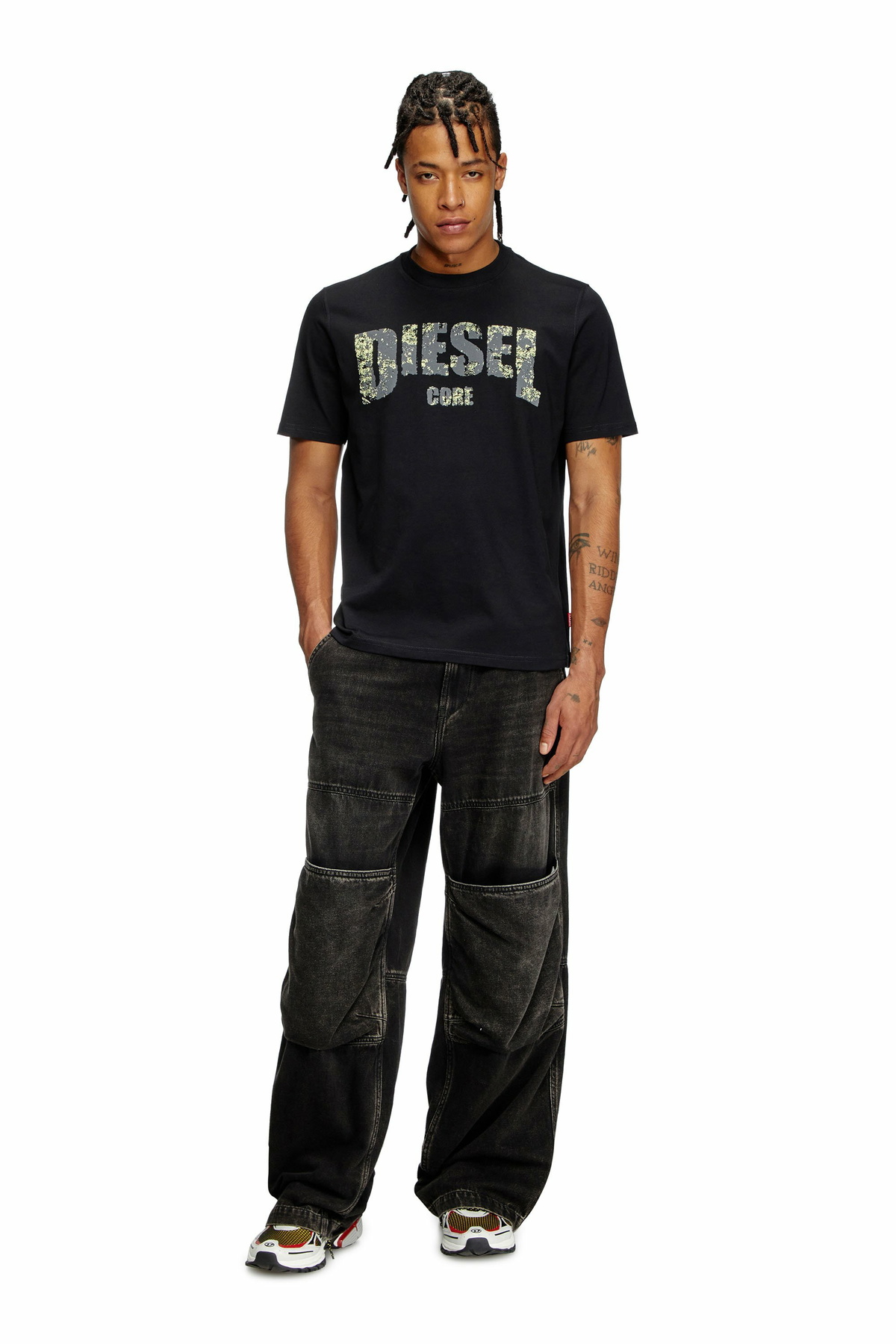 Diesel T-shirt with Diesel Core print - T-Shirts Mens in