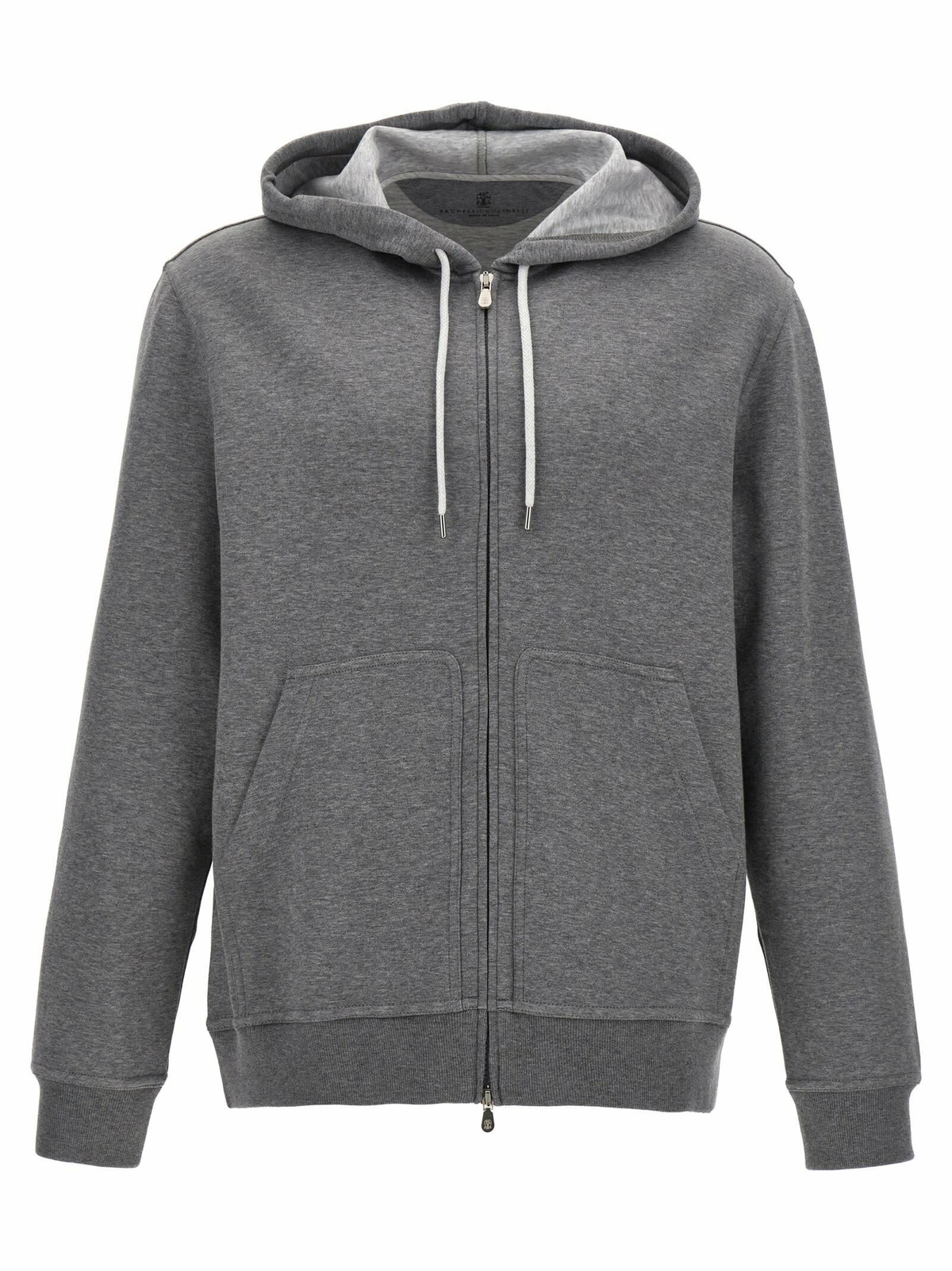 Brunello Cucinelli - Cotton-Blend Jersey Zip-Up Hoodie