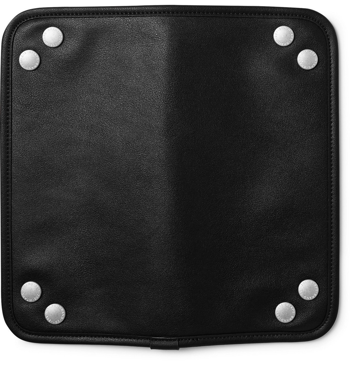 WTAPS - Logo-Print Faux Leather Tray - Black WTAPS