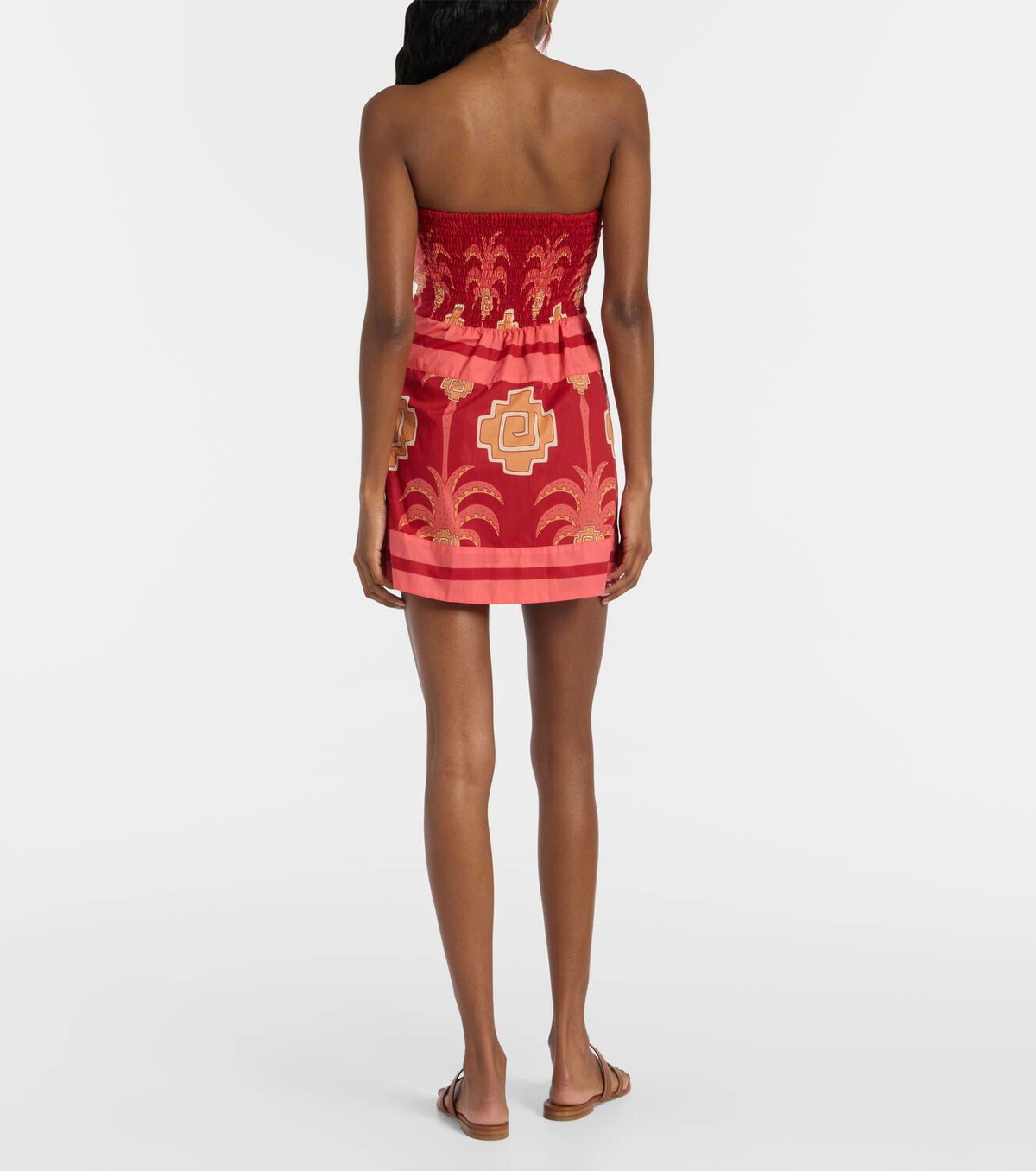 Johanna Ortiz Raiz printed cotton minidress