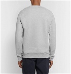 Norse Projects - Ketel Embroidered Loopback Cotton-Jersey Sweatshirt - Light gray