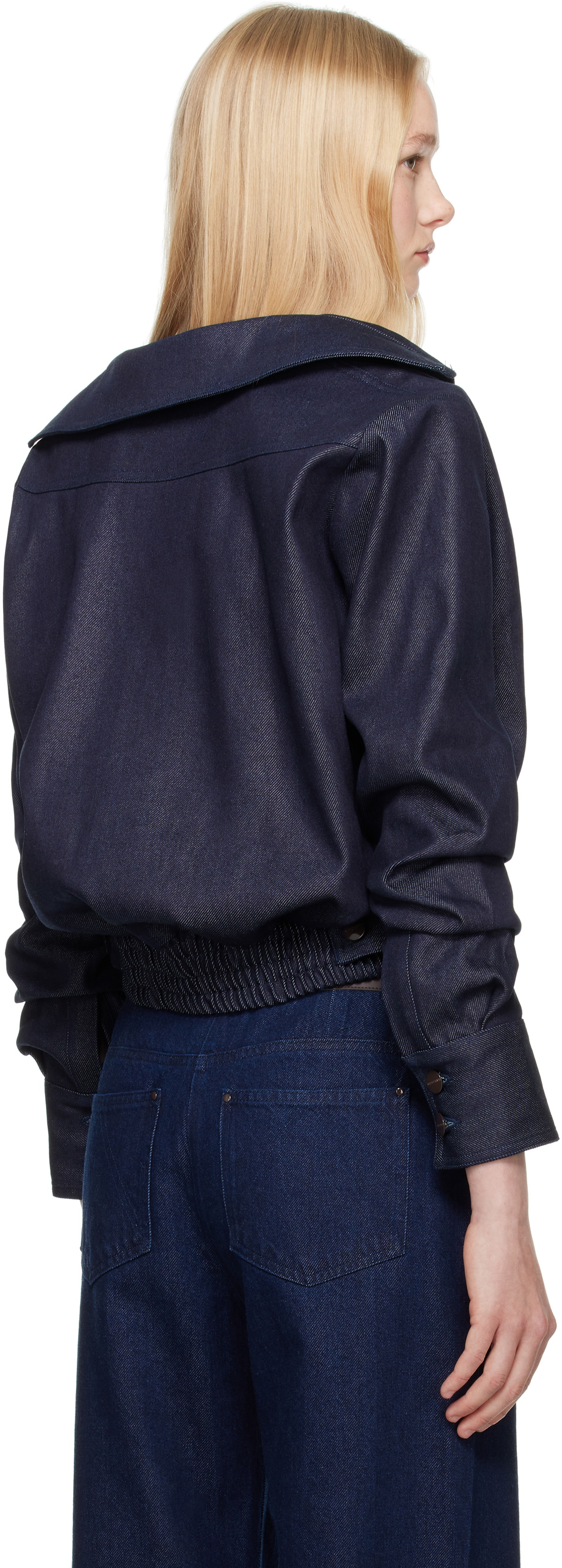 16Arlington Navy Ada Denim Jacket