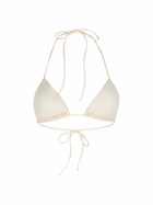 MC2 Saint Barth Woman Triangle Top Swimsuit Annabelle With Rhinestones