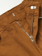 Lemaire - Wide-Leg Belted Garment-Dyed Jeans - Brown