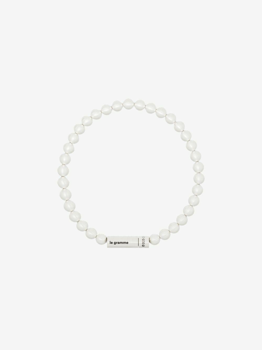 Le Gramme Le 25g Beaded Bracelet