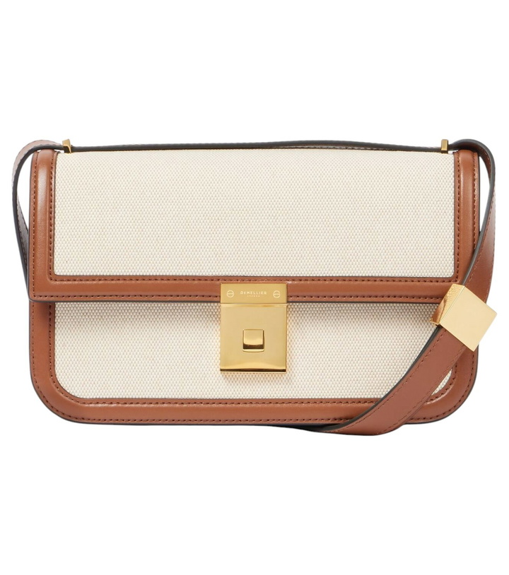 Photo: DeMellier Paris leather-trimmed shoulder bag