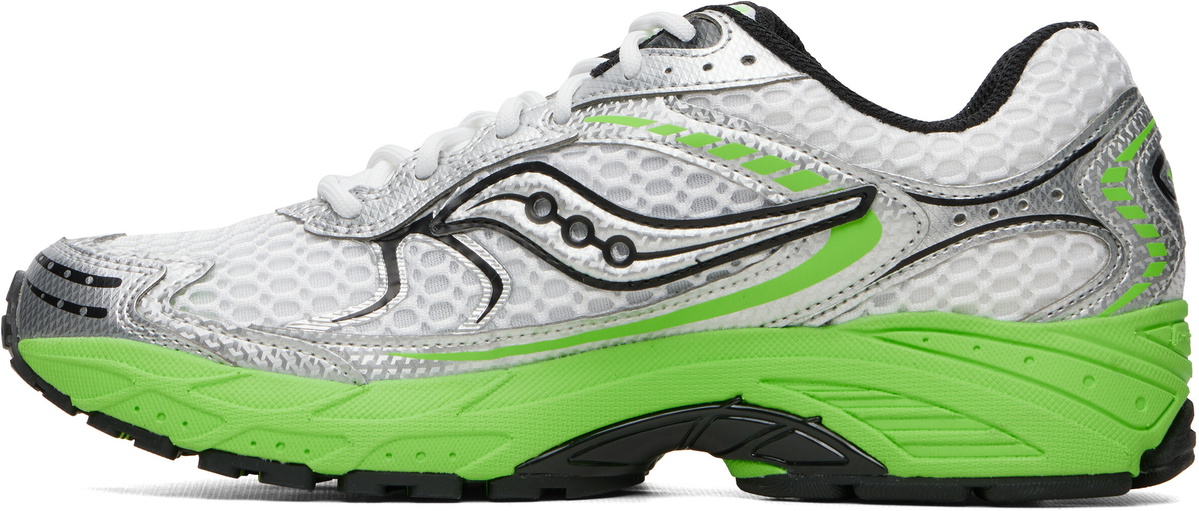 Saucony White ProGrid Ride 1 Sneakers