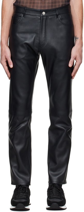 Photo: Courrèges Black Anna Leather Trousers