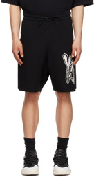 Y-3 Black Brushstroke Shorts