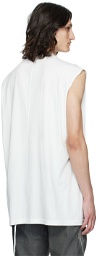Rick Owens DRKSHDW White Tarp T-Shirt