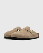 Birkenstock Boston BS Suede Leather Brown Womens Casual Shoe
