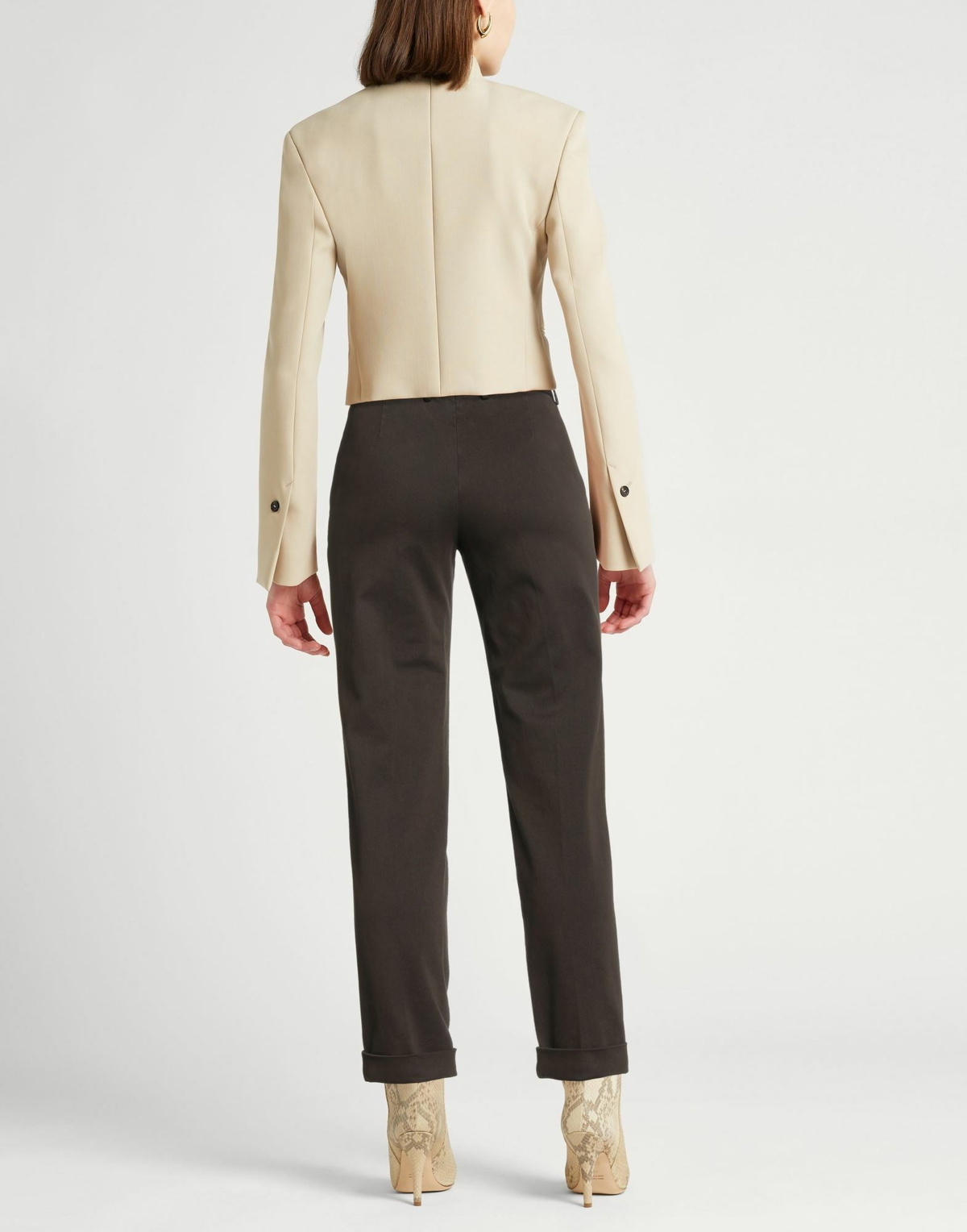 Boglioli Womens Pants Dark in Brown