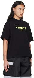 VTMNTS Black 'Paris' T-Shirt