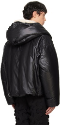 Juntae Kim Black Quilted Spiral Down Jacket