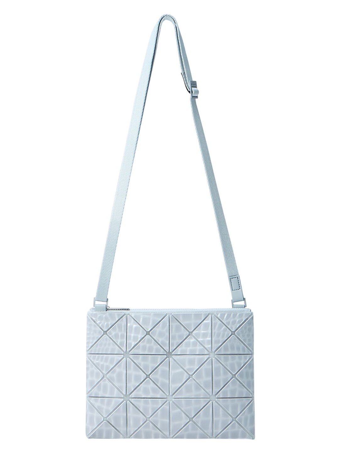 BAO BAO ISSEY MIYAKE Gunmetal Loop Metallic Shoulder Bag Bao Bao