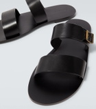 Saint Laurent Ios leather sandals