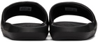 Lacoste Black Croco Slides