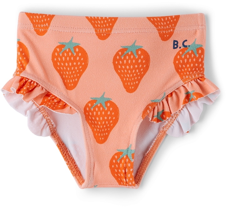 Photo: Bobo Choses Baby Pink Strawberry All-Over Swim Culottes