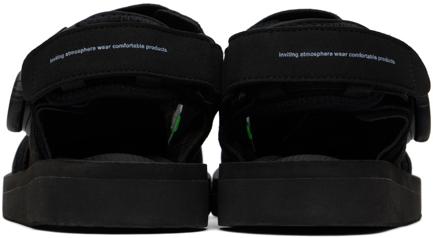 Suicoke Black HAKU-ab Slippers