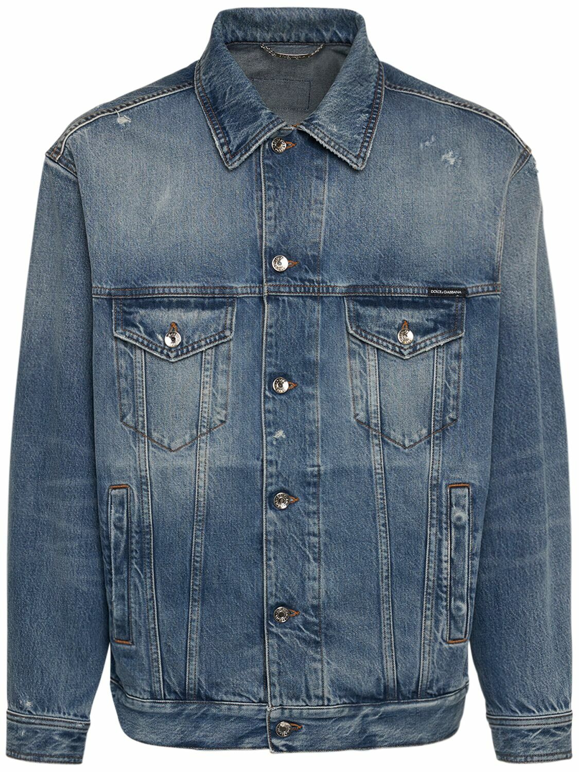 DOLCE & GABBANA - Cotton Denim Jacket Dolce & Gabbana