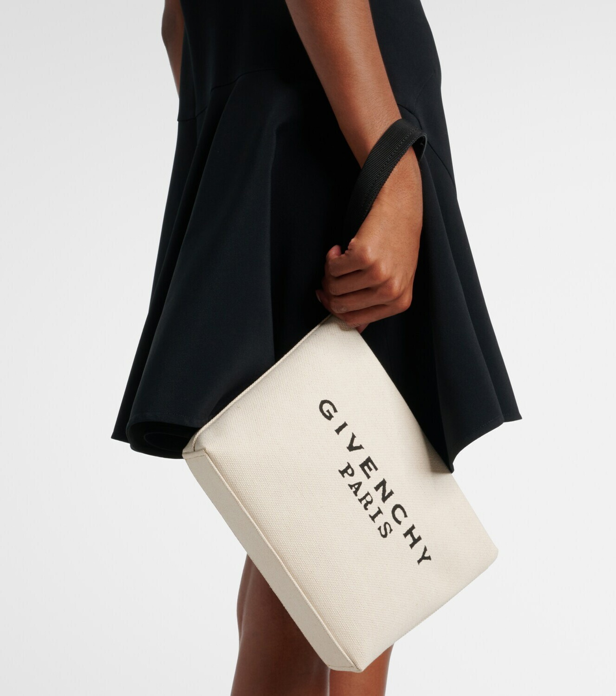 Givenchy Logo canvas pouch