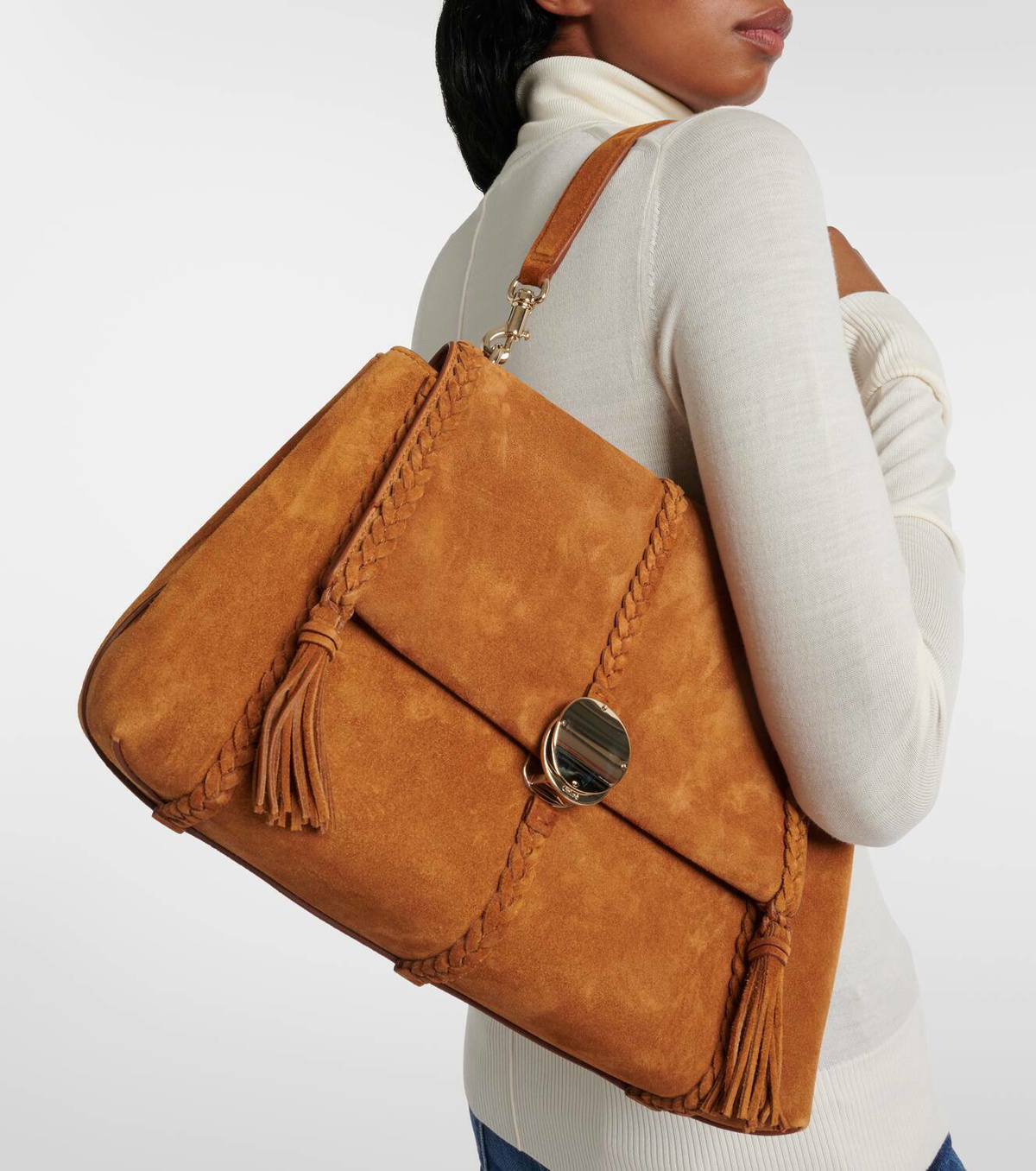 Chloé Penelope Medium suede shoulder bag