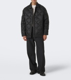 Prada Logo quilted down jacket