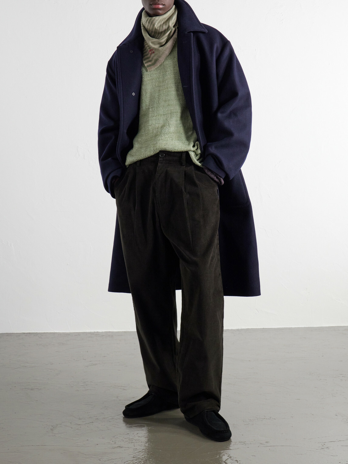 Kardo - Antonio Straight-Leg Cotton-Corduroy Suit Trousers - Green