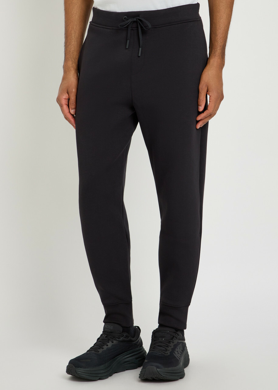 ON Focus Tech Cotton-blend Sweatpants Black
