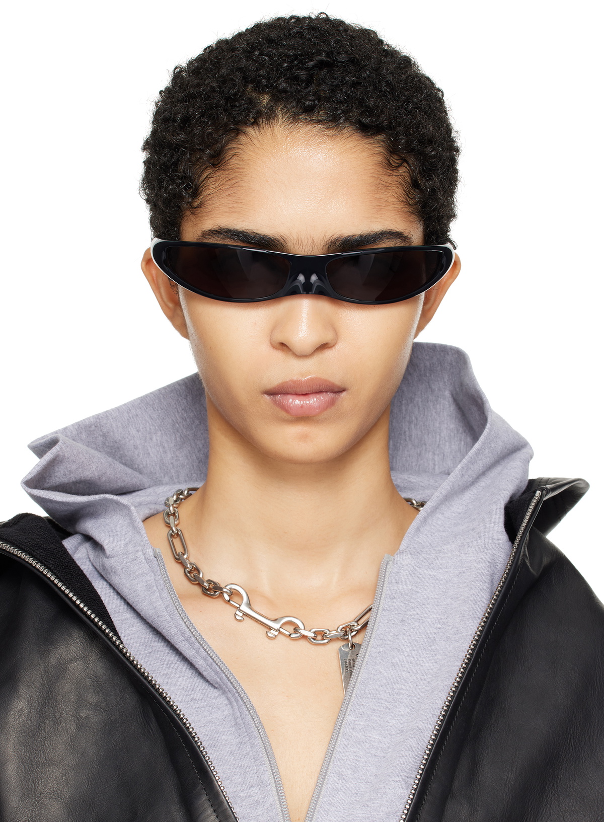 個性的♪【BALENCIAGA】 Avant Premier Thin サングラス Balenciaga SSENSE Exclusive Black Avant Premier Thin