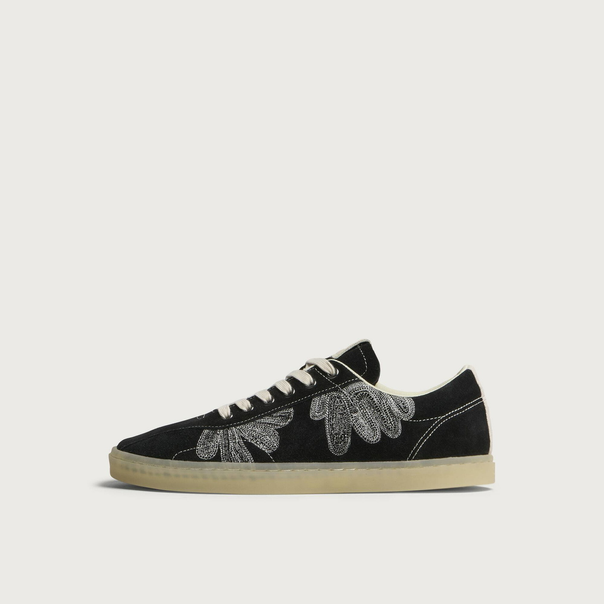 Stepney Workers Club Men's Surma Shroomhands Sneaker in Black Repair