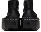 Y-3 Black Kyasu Hi Sneakers