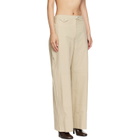 Calvin Klein Collection Beige Gemma Trousers