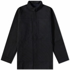 ByBorre Men's Knitted Overshirt in Black/Blue