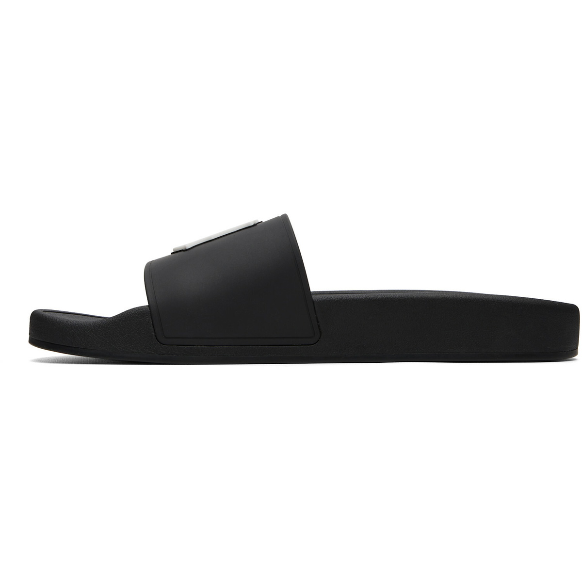 AMIRI Black 'MA' Pool Slides
