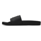 AMIRI Black 'MA' Pool Slides