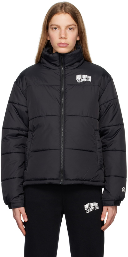 Photo: Billionaire Boys Club Black Small Arch Logo Puffer Jacket