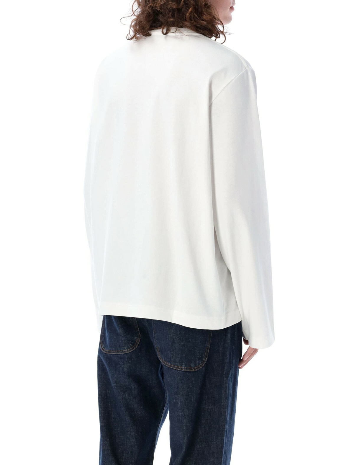 Acne Studios White Cotton T-shirt Acne Studios