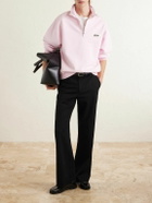 Jacquemus - Logo-Appliquéd Cotton-Jersey Sweatshirt - Pink