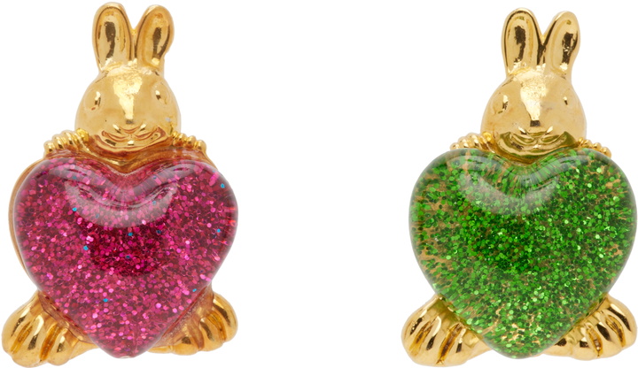 Photo: Chopova Lowena Belly Bunnies Stud Earrings