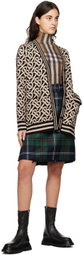 Burberry Brown Vintage Check Turtleneck
