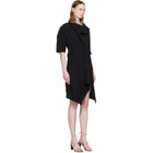 LEMAIRE Black Soft Collar Tube Minidress