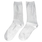 Acne Studios Silver Foil Socks