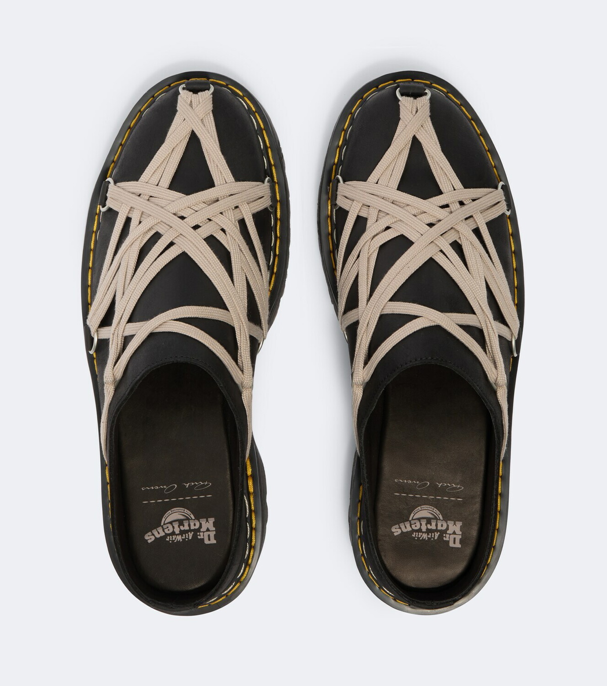 Rick Owens x Dr. Martens Quad leather mules