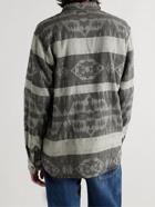 RRL - Cotton and Wool-Blend Jacquard Shirt - Gray