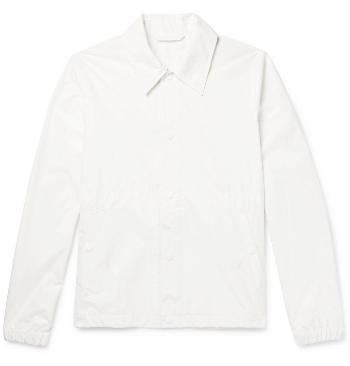 Photo: Helmut Lang - Logo-Print Shell Shirt Jacket - Men - White