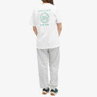 Sporty & Rich NY Resort T-Shirt in White/Verde